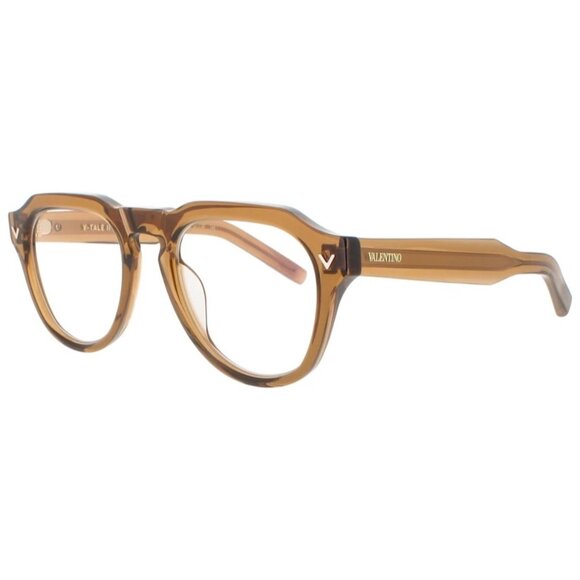 NEW VALENTINO EYEGLASSES TALE-II VLX-139C UNISEX BROWN EYEWEAR - Picture 1 of 3